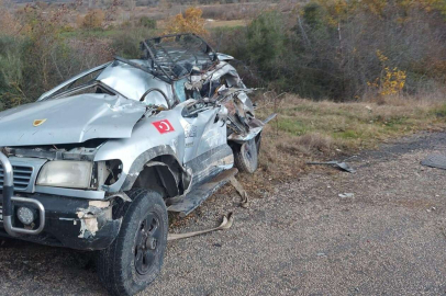 Bursa'da feci kaza: 1 ölü, 2 yaralı