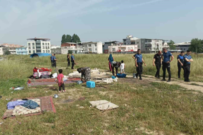 Bursa’da başıboş atlar ve göçebe çadırları toplandı