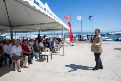 “Güzelyalı Marina” projesi Mudanyalılara anlatıldı