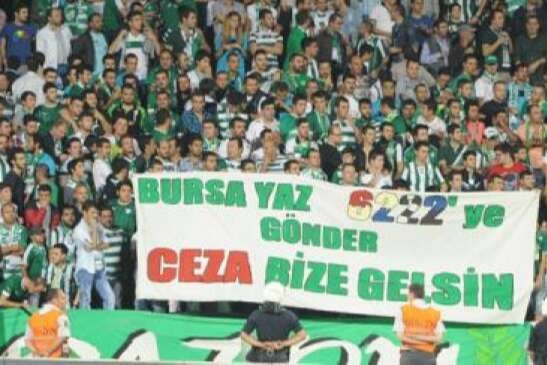 6222 sayılı kanundan ceza yiyen Bursaspor taraftarı dikkat!