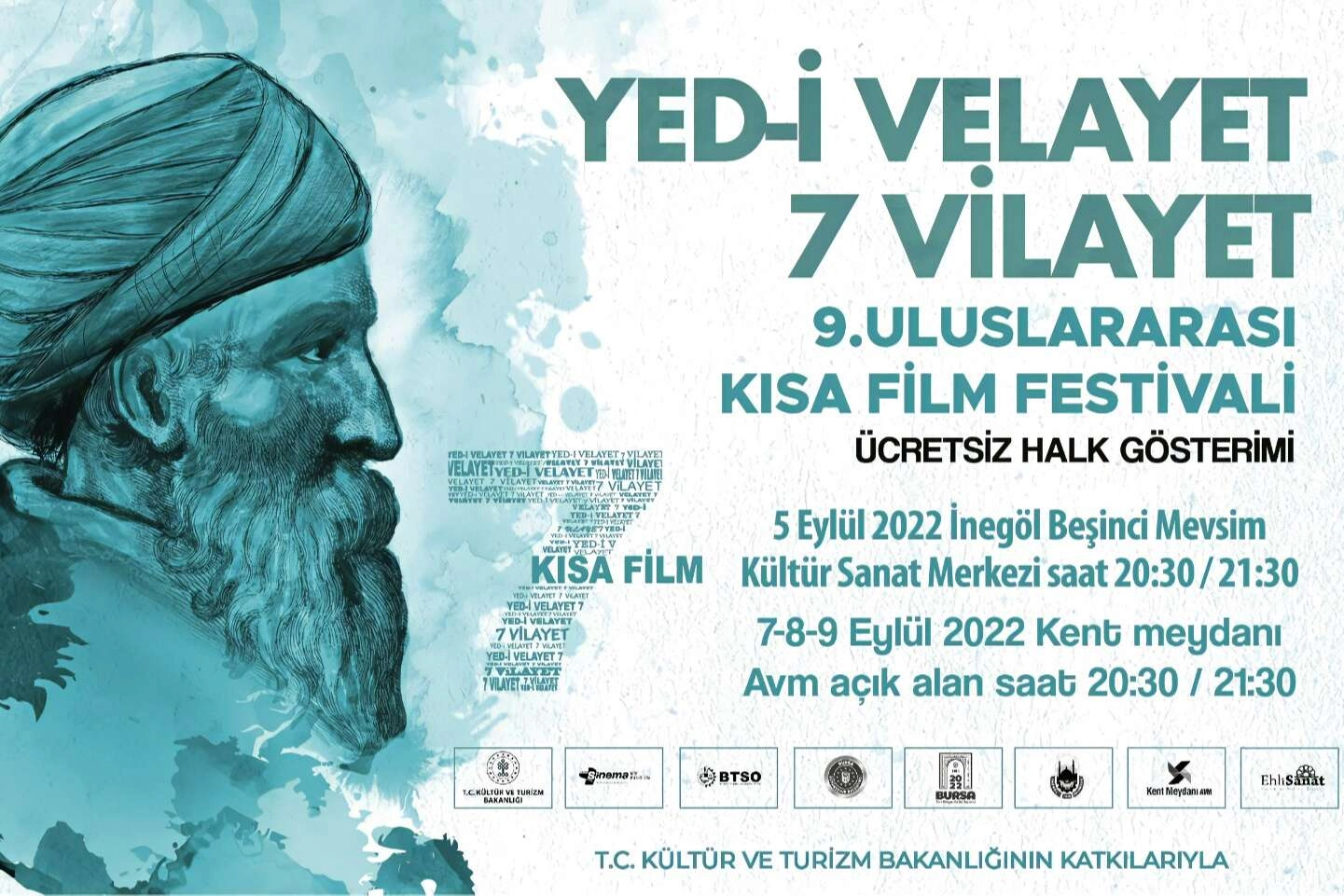 Bursa’da Yed-i Velayet 7 Vilayet kısa film festivali heyecanı