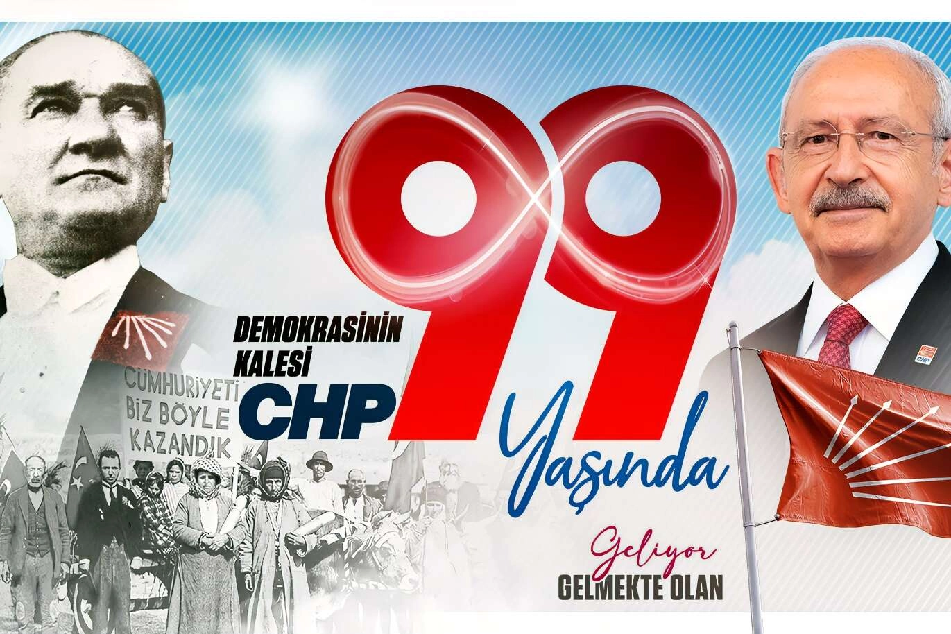 CHP Bursa kuruluşun 99. yılını kutluyor