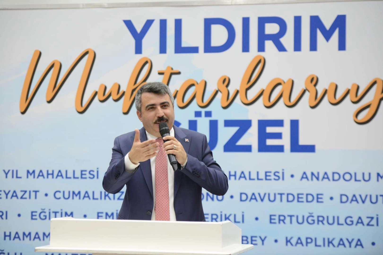 Yıldırım muhtarlarıyla güzel