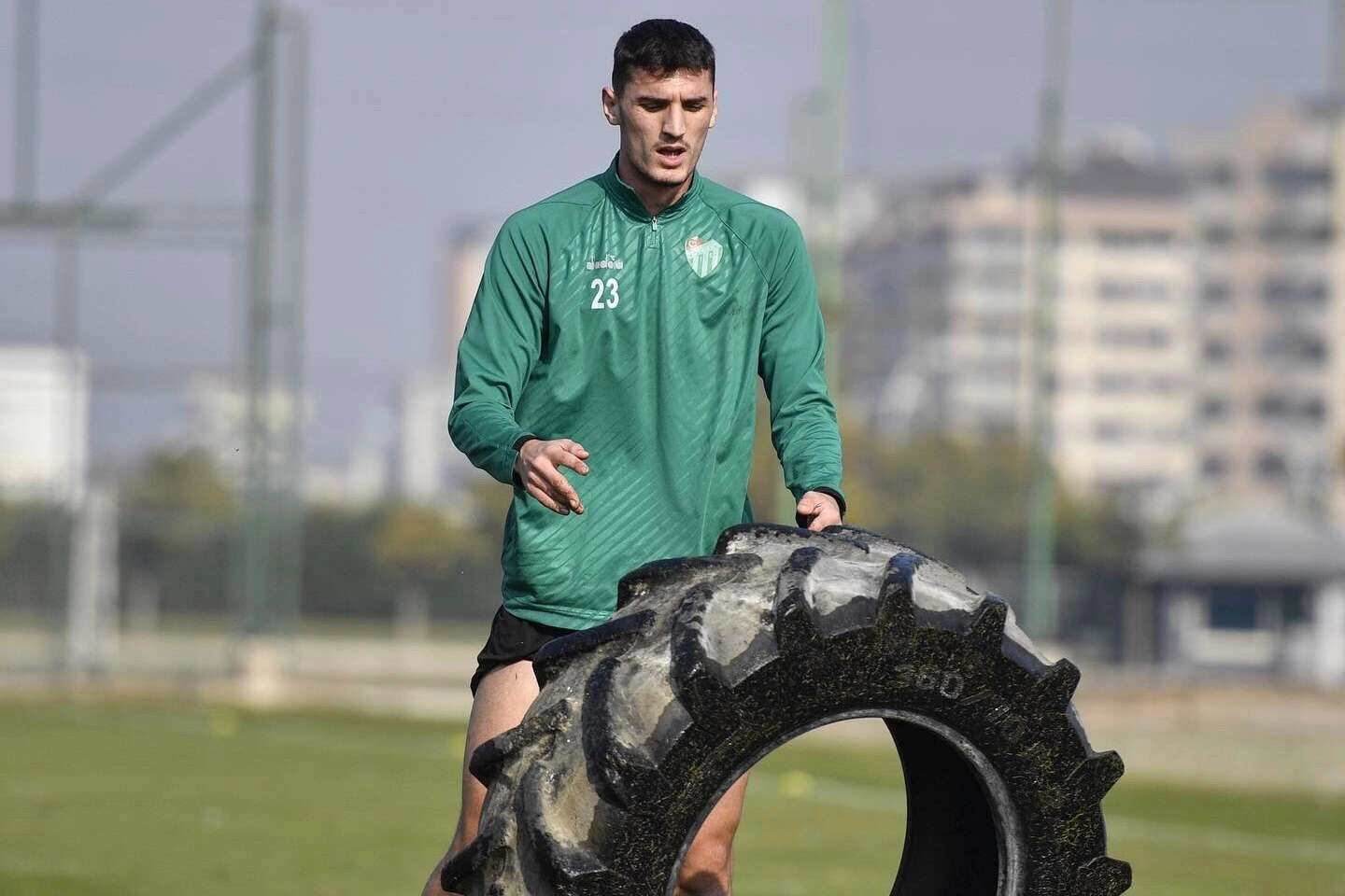 Bursaspor’dan dikkat çeken antrenman