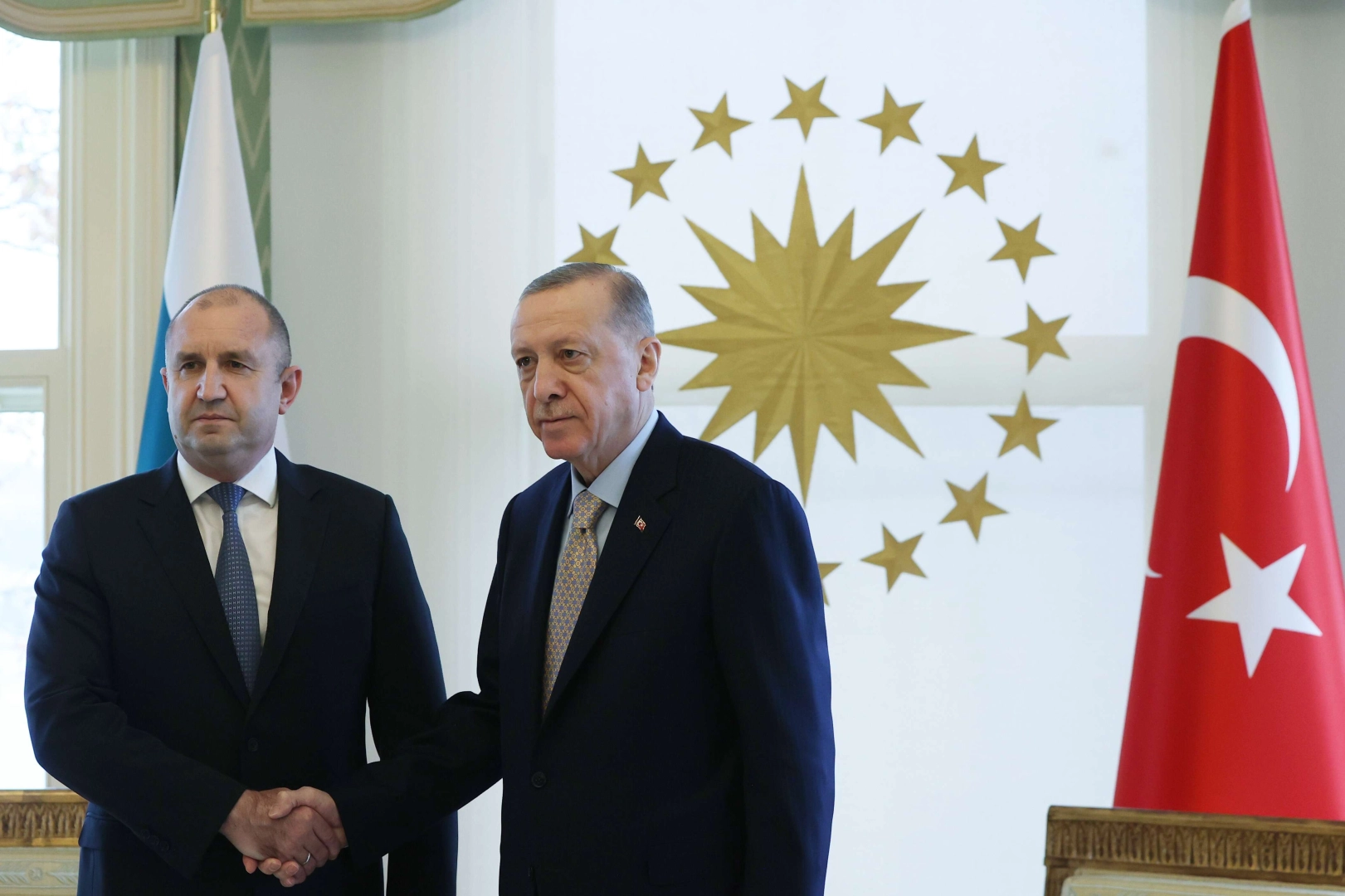 Cumhurbaşkanı Erdoğan, Bulgaristan Cumhurbaşkanı Radev ile bir araya geldi