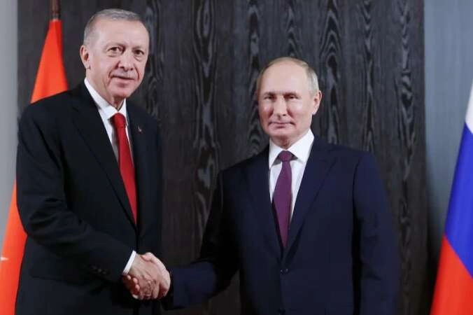 Cumhurbaşkanı Erdoğan, Putin ile görüştü