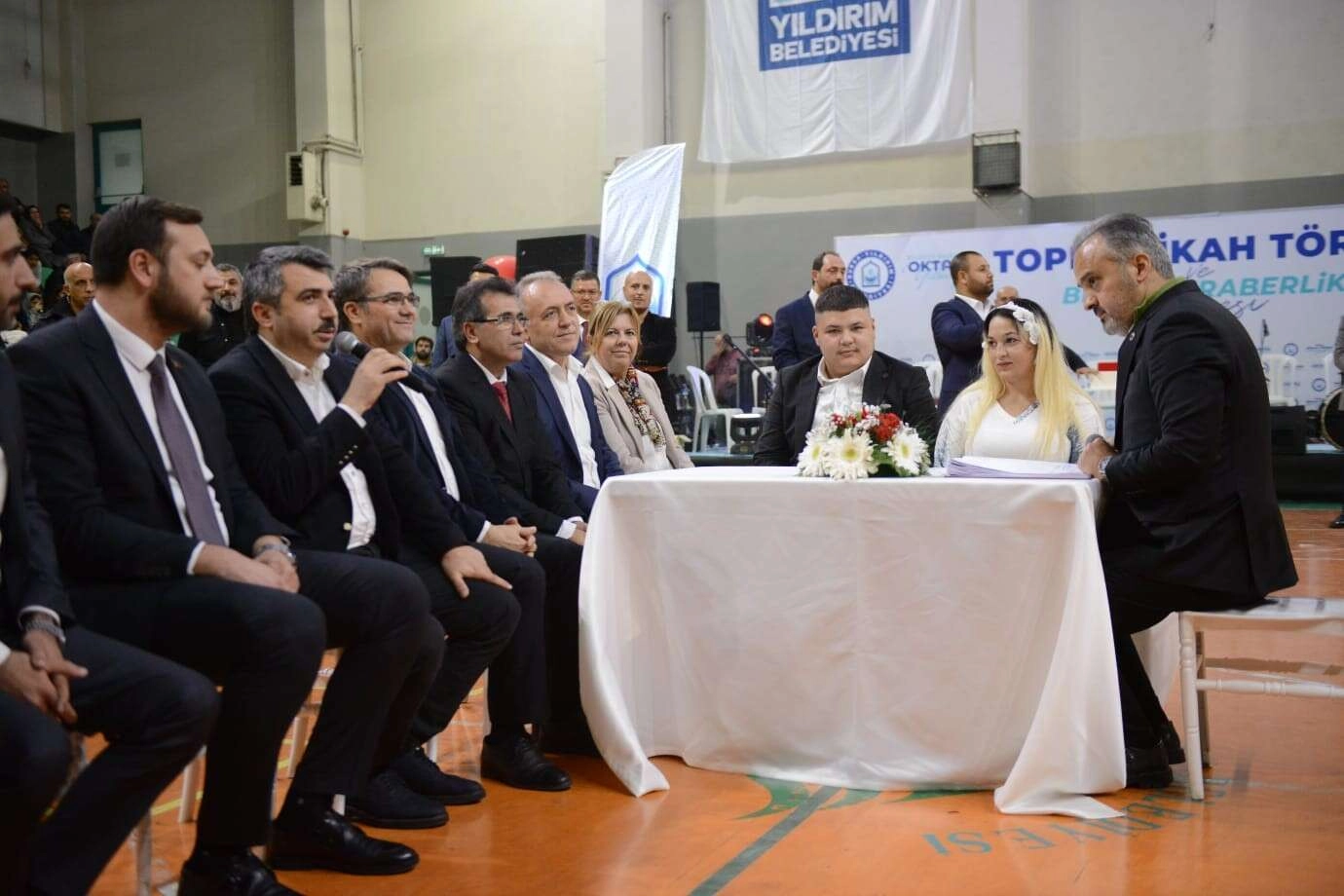 Yıldırım’da Roman çiftlere toplu nikah töreni