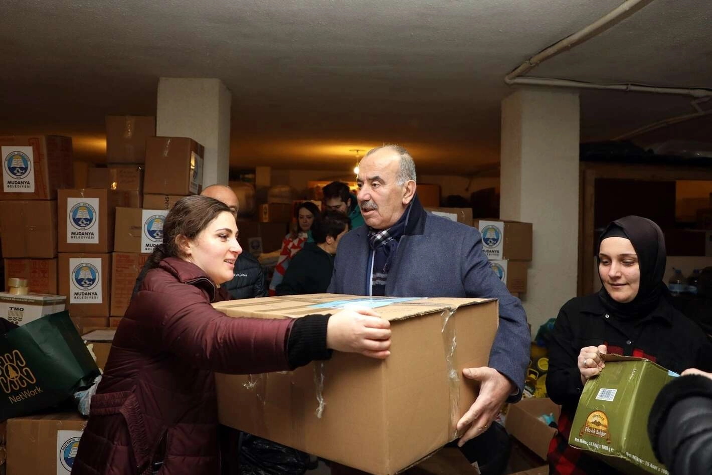 Mudanya'nın yardımları Hatay'a yola çıktı!