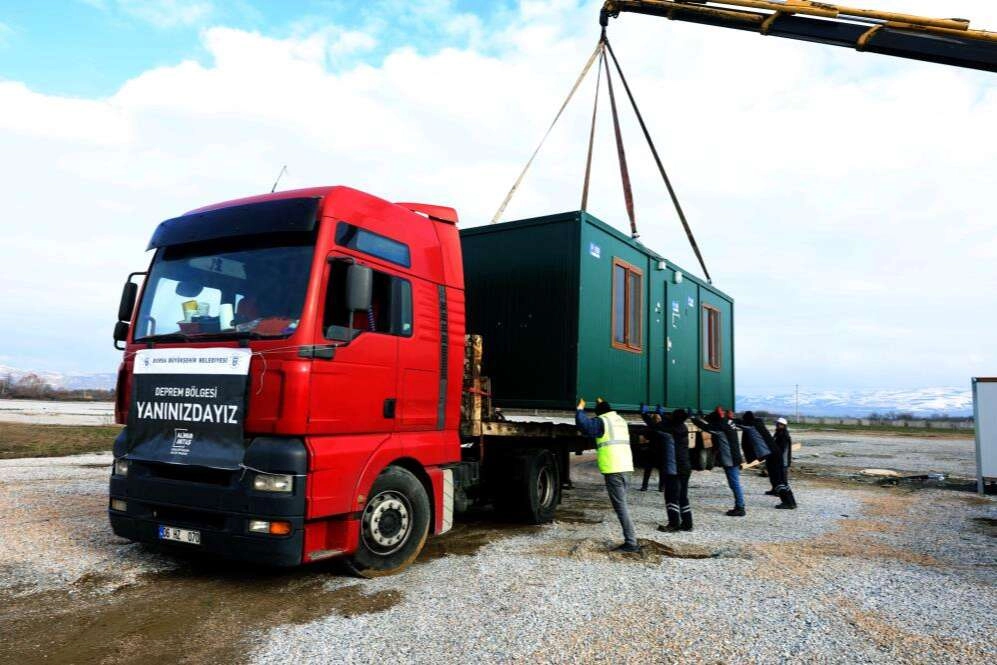 Konteynerler Bursa’dan yola çıktı