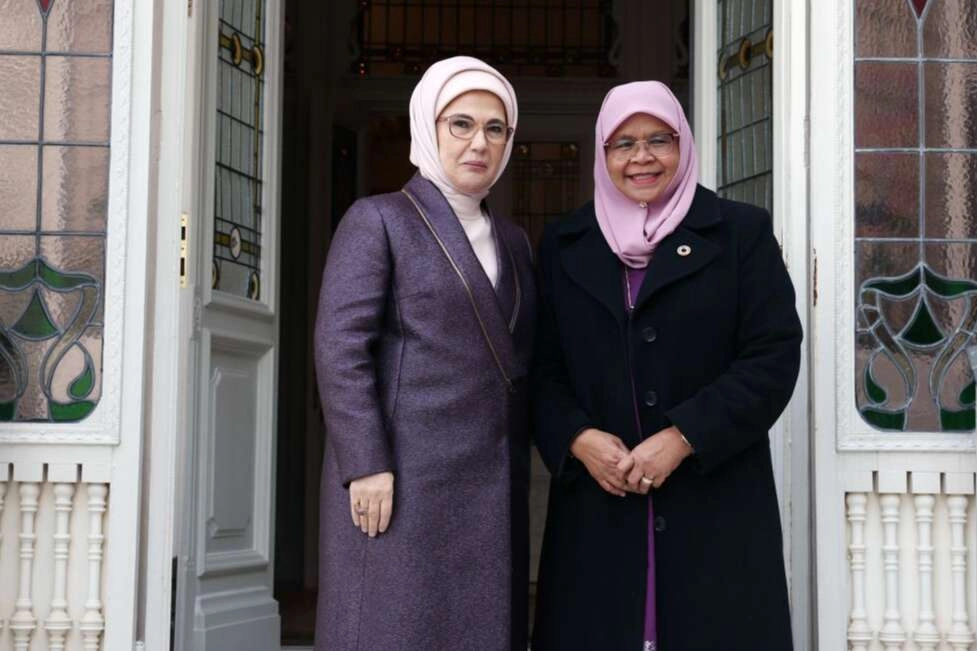 Emine Erdoğan, BM Habitat İcra Direktörü Sharif ile bir araya geldi