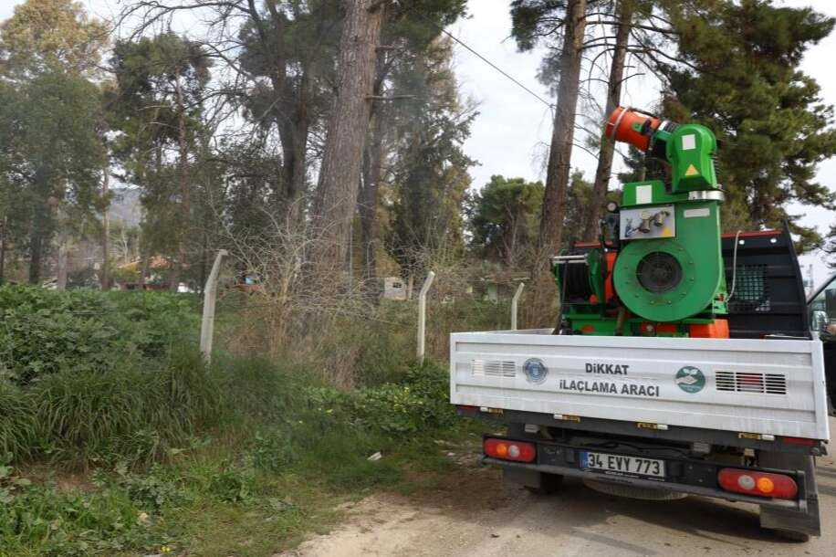 Bursa ekibi Hatay’da uçkunla mücadeleye başladı