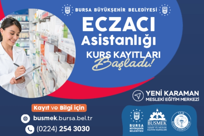 BUSMEK 'Eczacı Asistanı' yetiştirecek