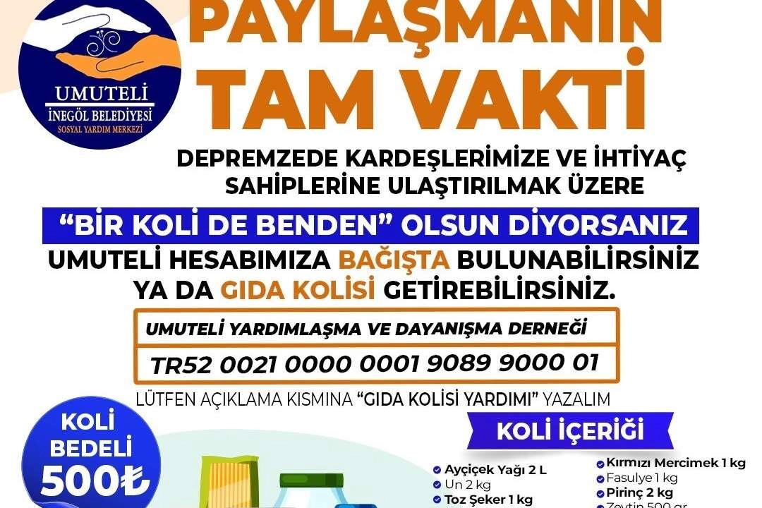 Depremzedeler ve ihtiyaç sahipleri için yardım kampanyası başlatıldı