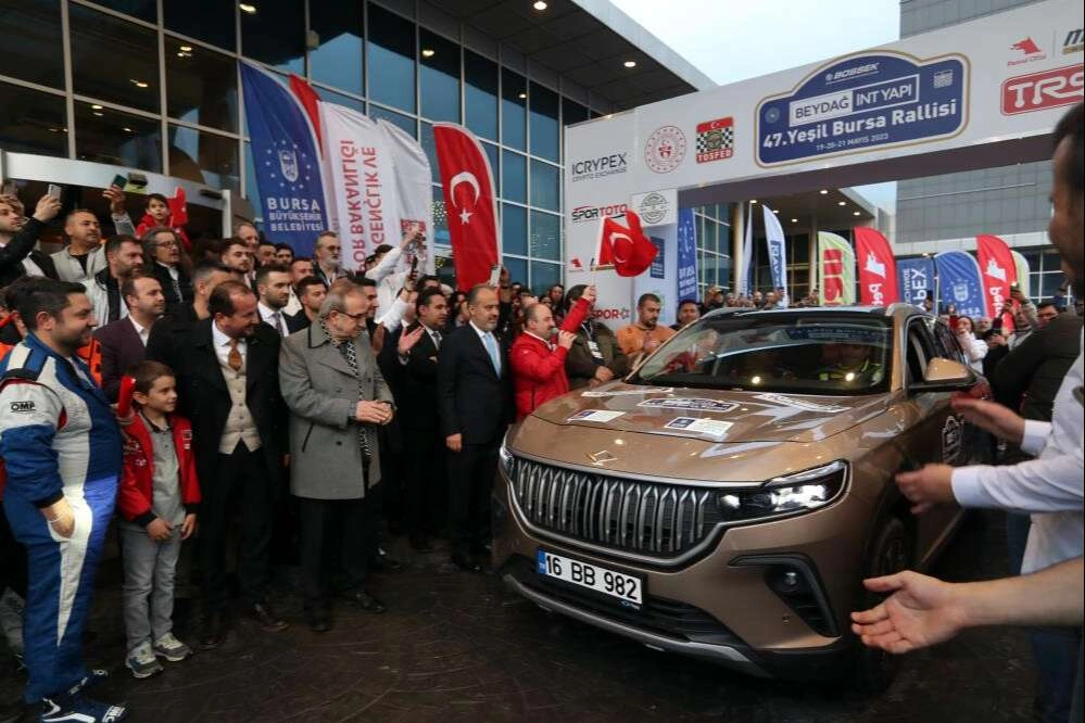 Yeşil Bursa Rallisinde Togg rüzgarı