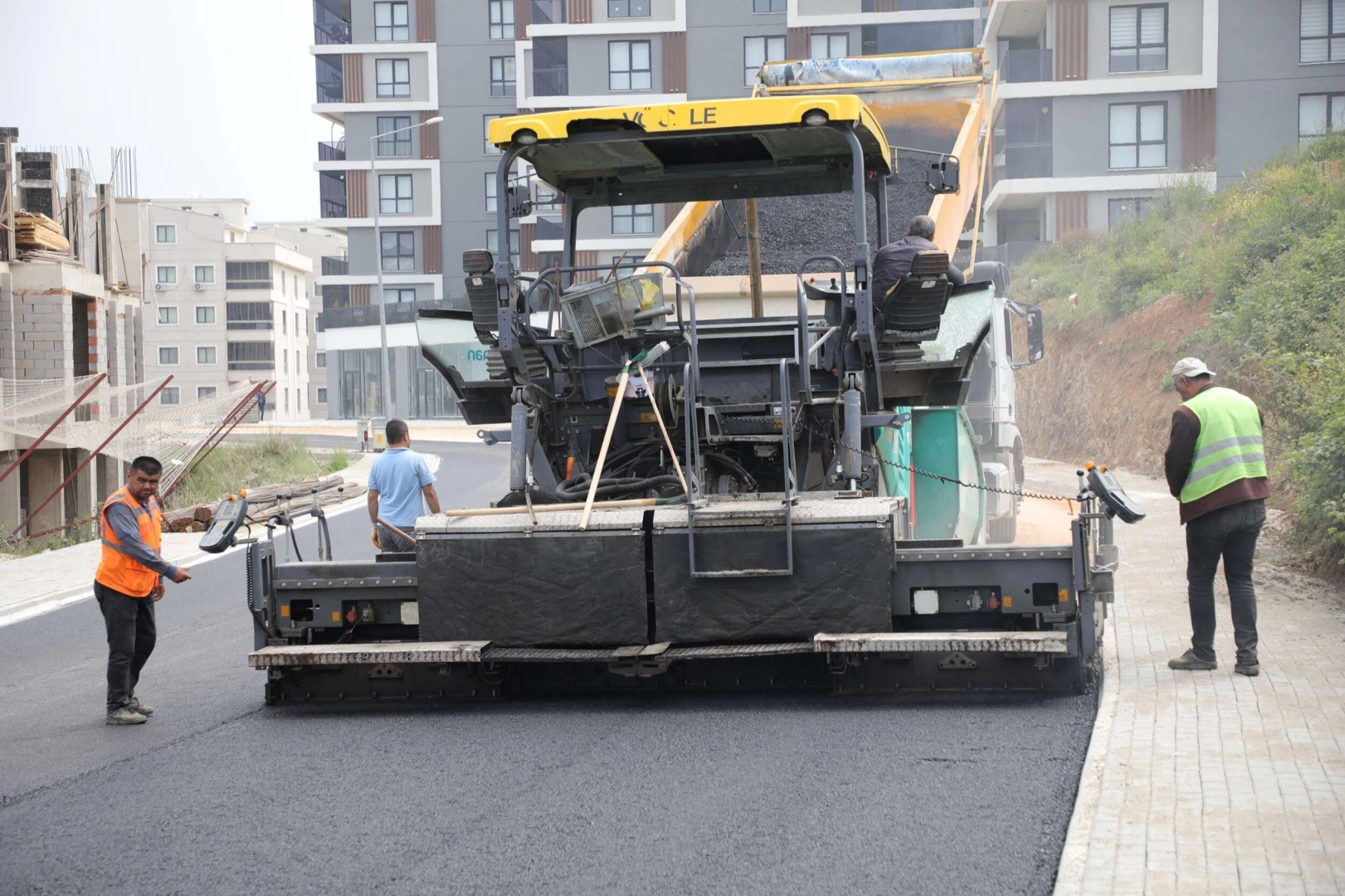 Hisartepe' de ulaşımın kalitesi çağ atlıyor.