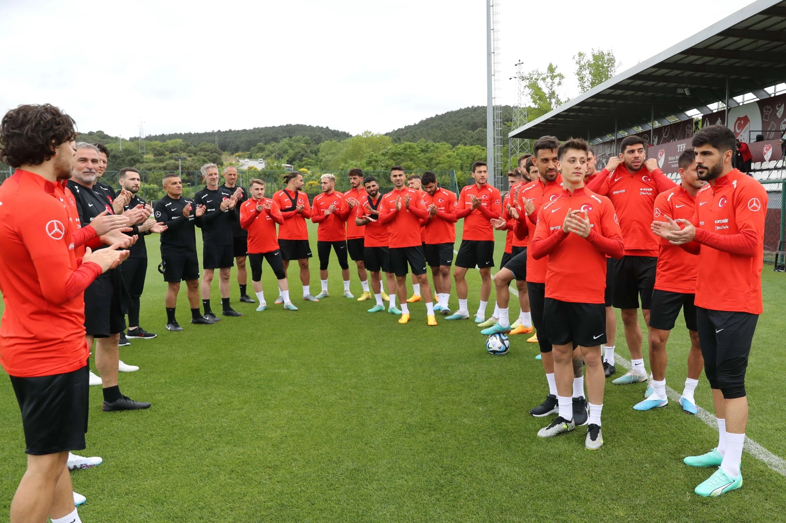 A Milli Futbol Takımı, Letonya maçı hazırlıklarına devam ediyor