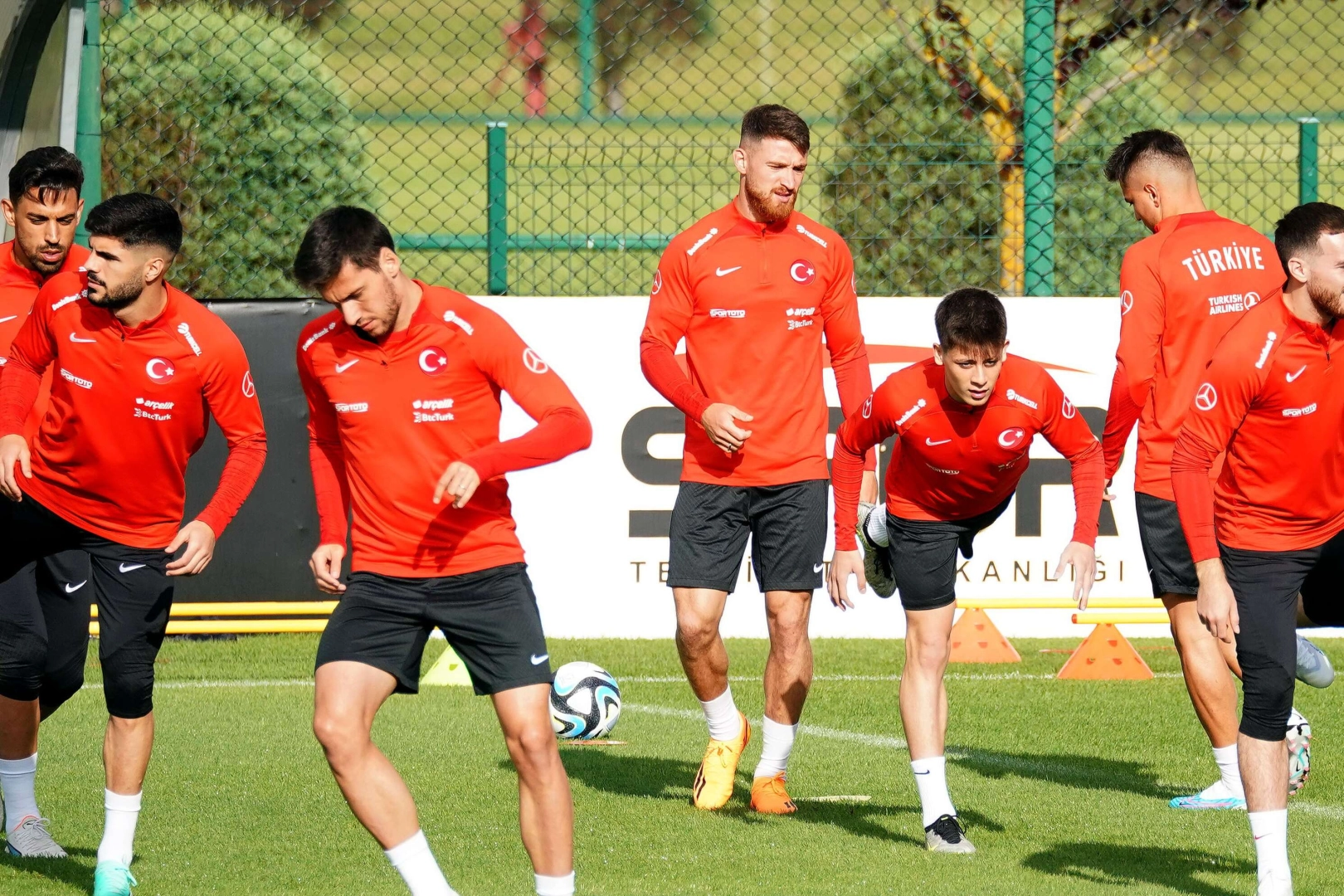 A Milli Futbol Takımı, Letonya maçı hazırlıklarını sürdürdü