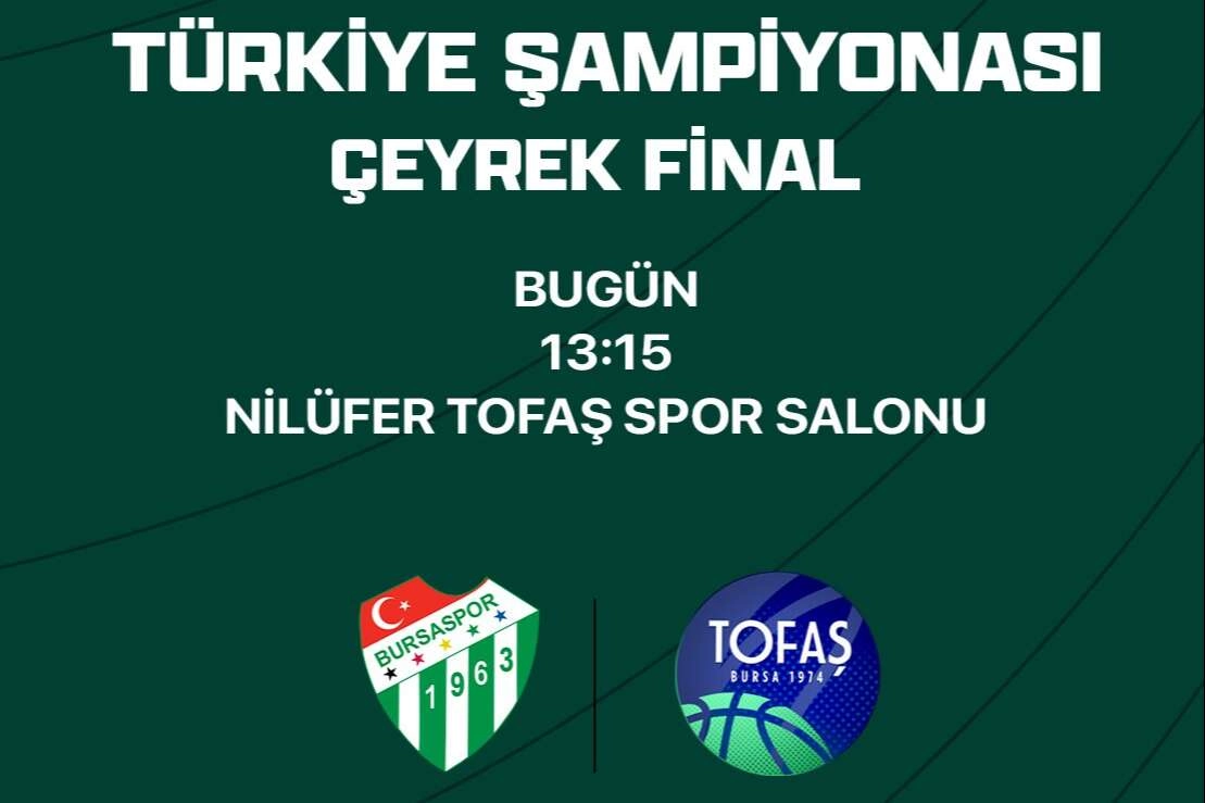 U-16 Türkiye Basketbol Şampiyonası'nda Bursa Çeyrek Finali