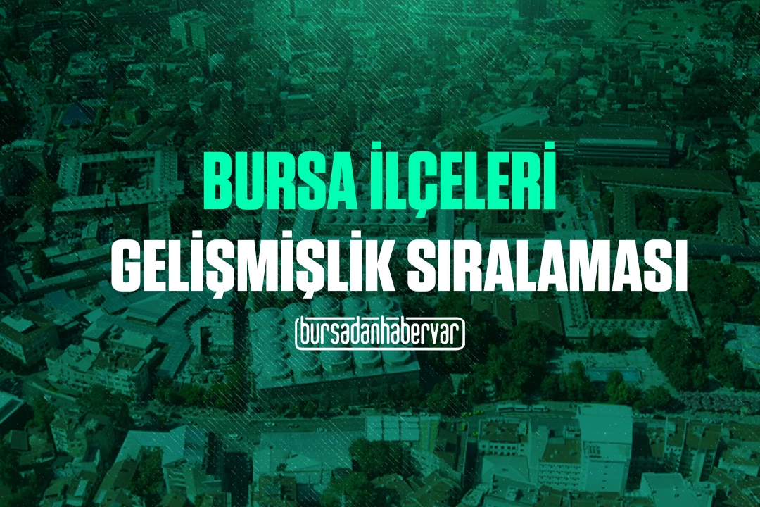 Bursa'da İlçelerin Gelişmişlik Sıralaması