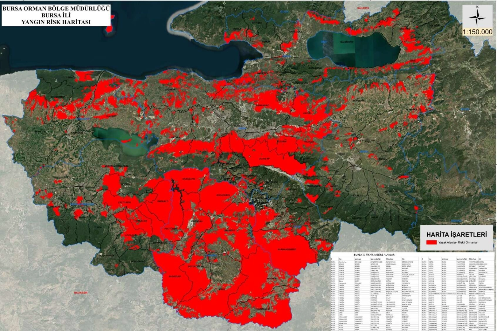 Bursa’nın ormanlarında yeni yasak