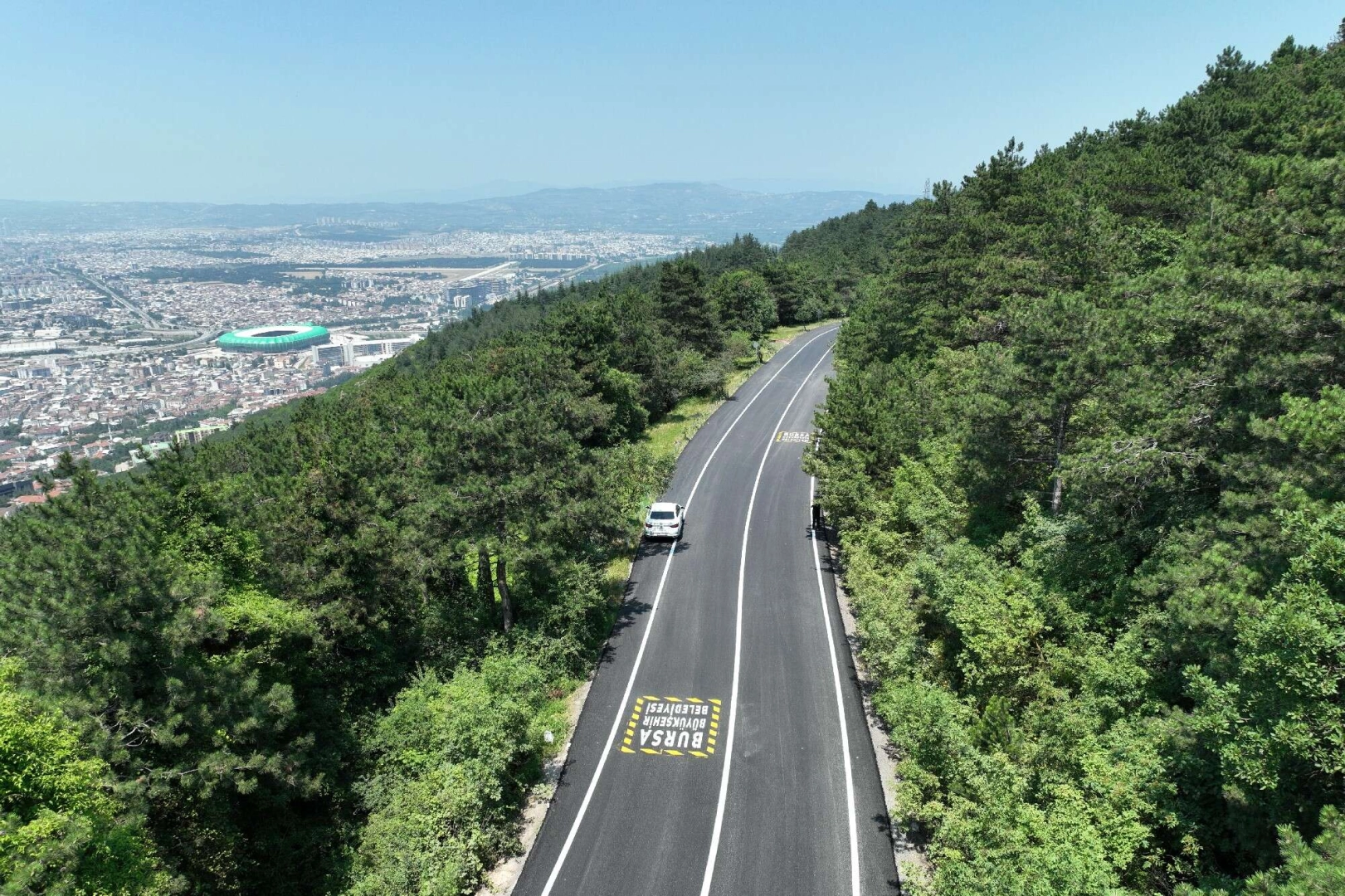 Uludağ Yolu’nda işlem tamam