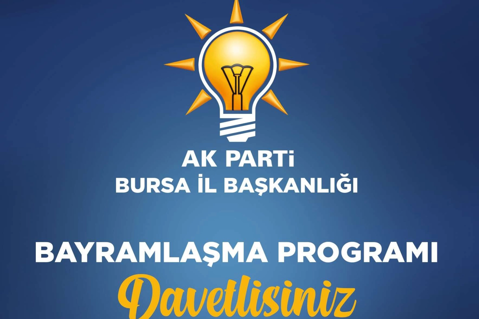 Ak Parti'den Bayramlaşma etkinliği