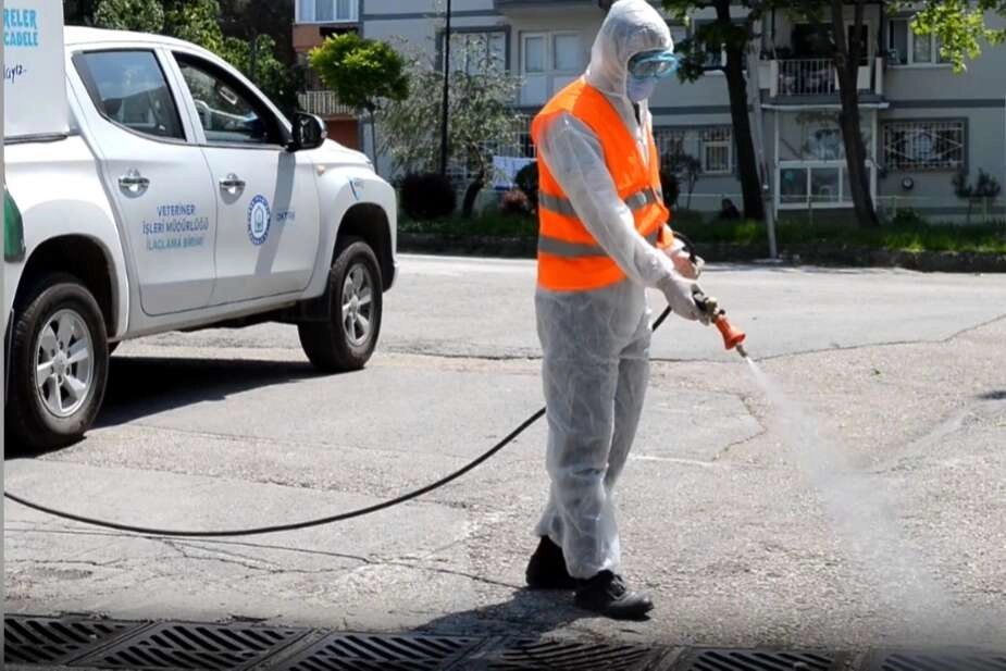 Yıldırım'da İlaçlama Çalışmaları Tam Gaz Devam Ediyor