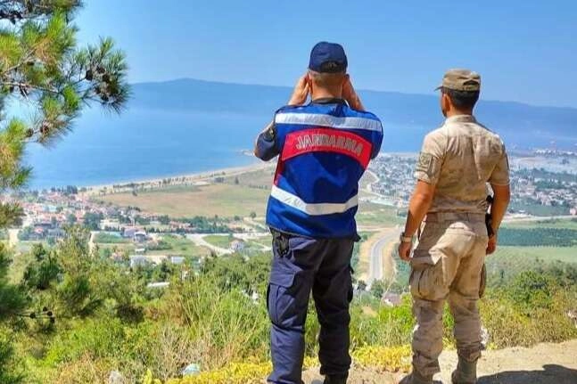 Bursa’nın ciğerlerini jandarma ekipleri böyle koruyor