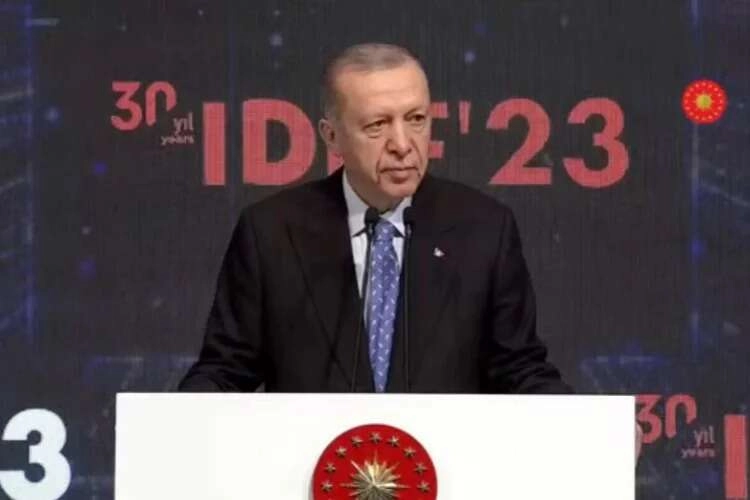 Cumhurbaşkanı Erdoğan'dan İDEF'e övgü