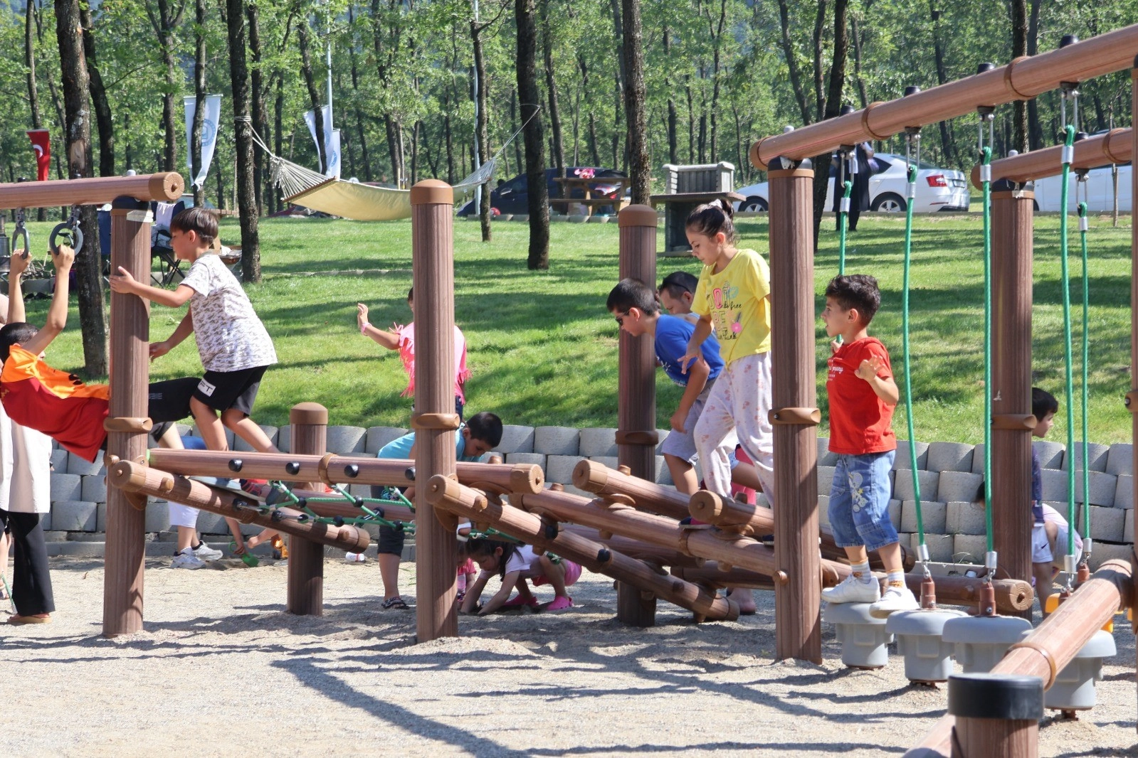 Cumalıkızk orman park'na vatandaşlardan tam not