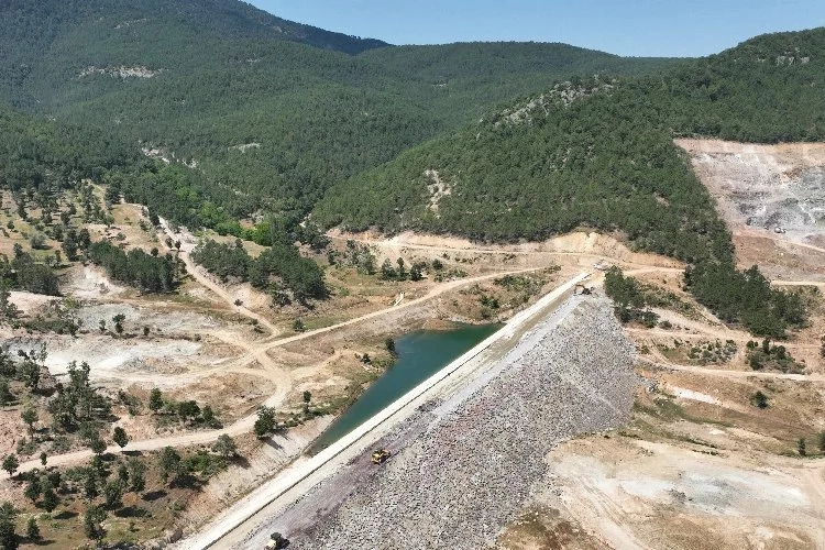 Kocadere Göleti'nde çalışmalar hız kesmiyor