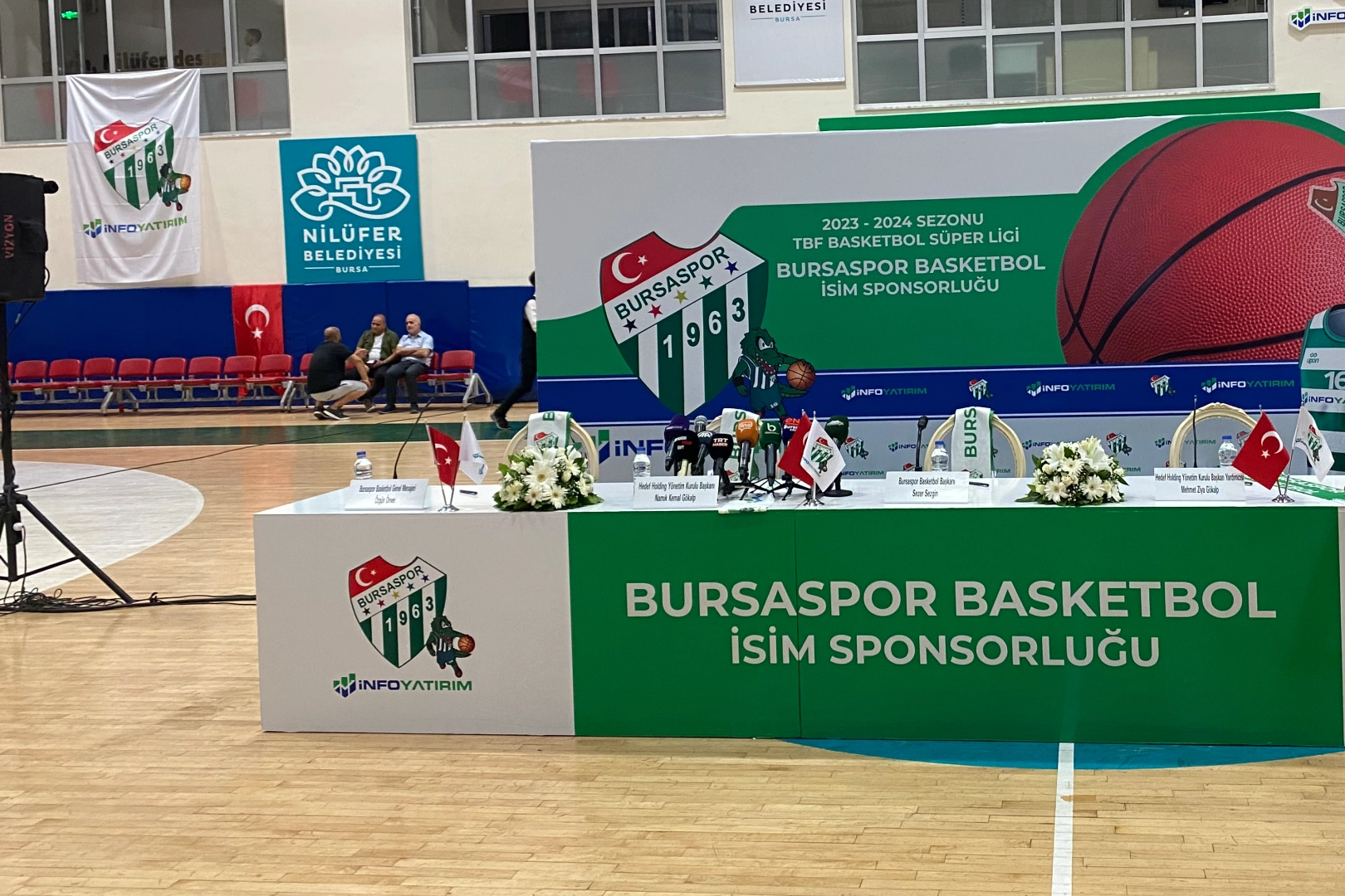 Bursaspor Basketbol Sponsorlarını Açıklıyor