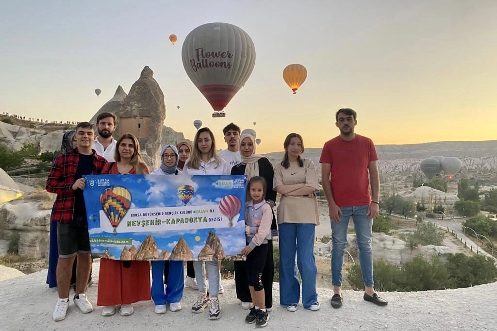 Gençlik Kulübü’nden gençlere Kapadokya gezisi