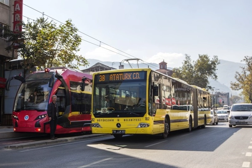 Bursa'da 30 Ağustos'da ulaşım ücretsiz!