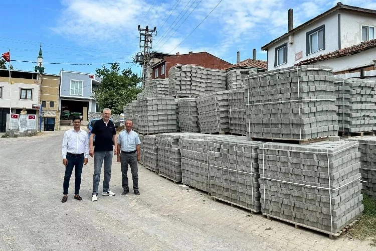 Karacabey’de üst yapı çalışmaları sürüyor