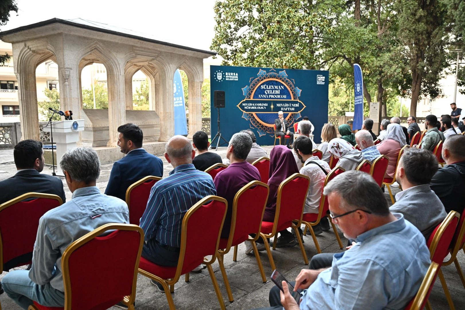 Süleyman Çelebi Mevlid Kandilinde anıldı