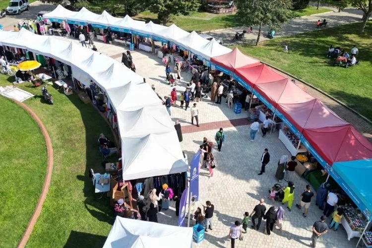 İnegöl'de 'Hanımeli Şenliği'ne ilgi yoğun