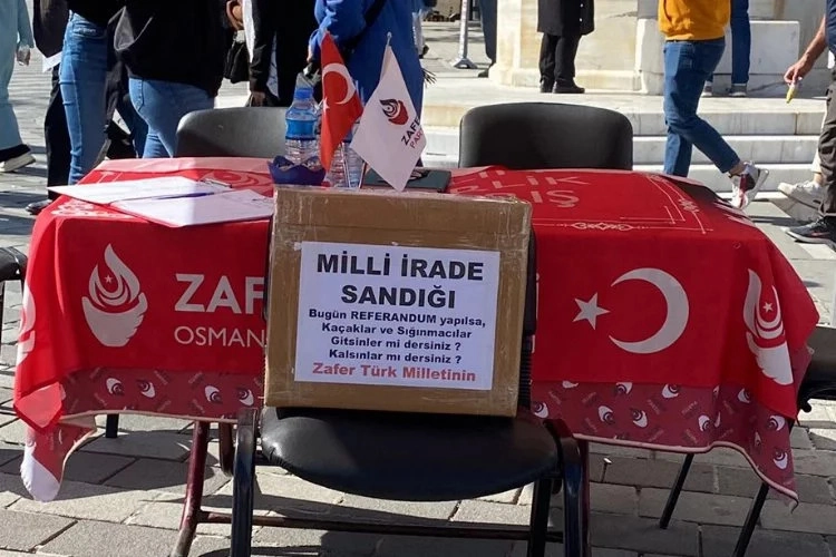 Bursa Zafer Partisi milli irade sandığını kurdu