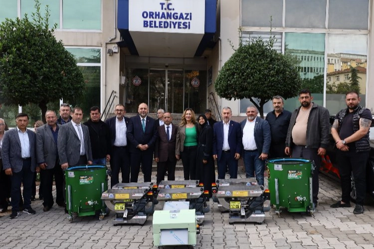 Bursa tarımında makineleşme hamlesi