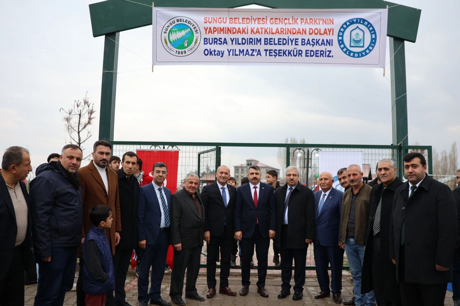 Yıldırım'dan kardeş ilçeye gençlik parkı