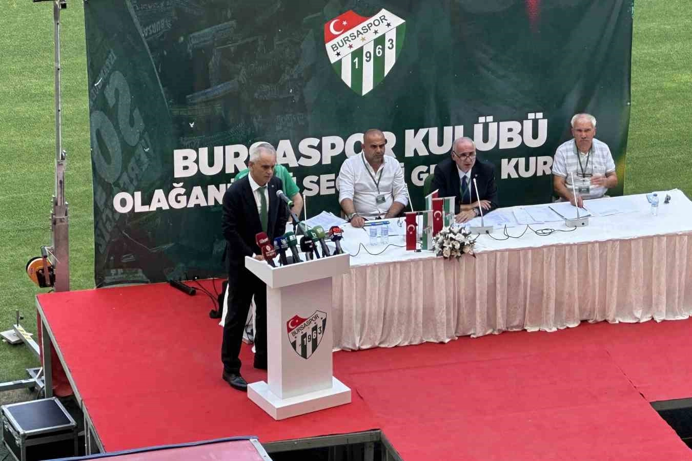 Bursaspor’dan olağanüstü kongre kararı geldi!