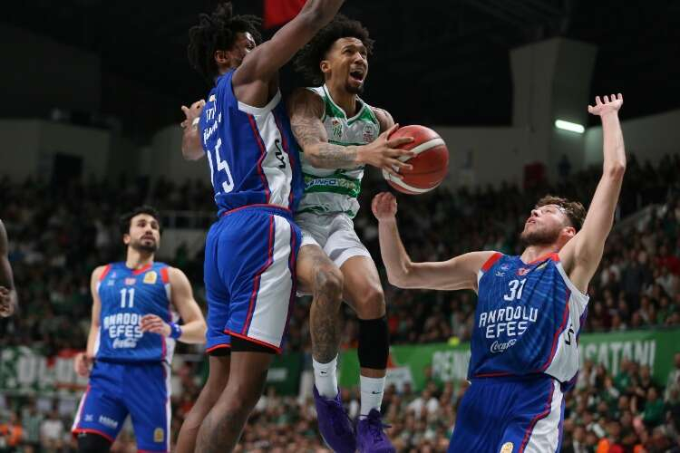 Bursaspor İnfo Yatırım - Anadolu Efes (FOTO GALERİ)