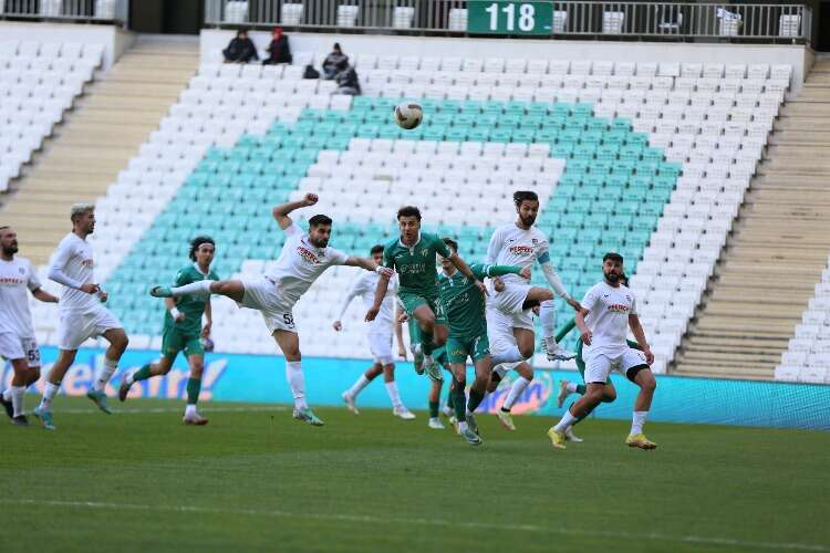 Bursaspor Nazilli Belediyespor ile berabere kaldı (FOTO GALERİ)