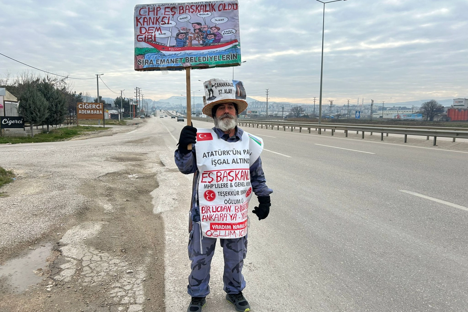 Habur’dan İpsala’ya protesto yürüyüşü