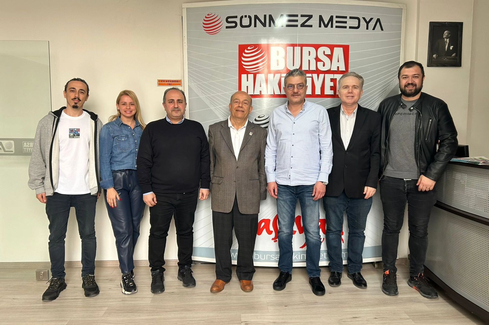 TSYD Bursa Şubesi’ne Başkan Adayı Cemal Ekentok’tan Sönmez Medya’ya ziyaret!