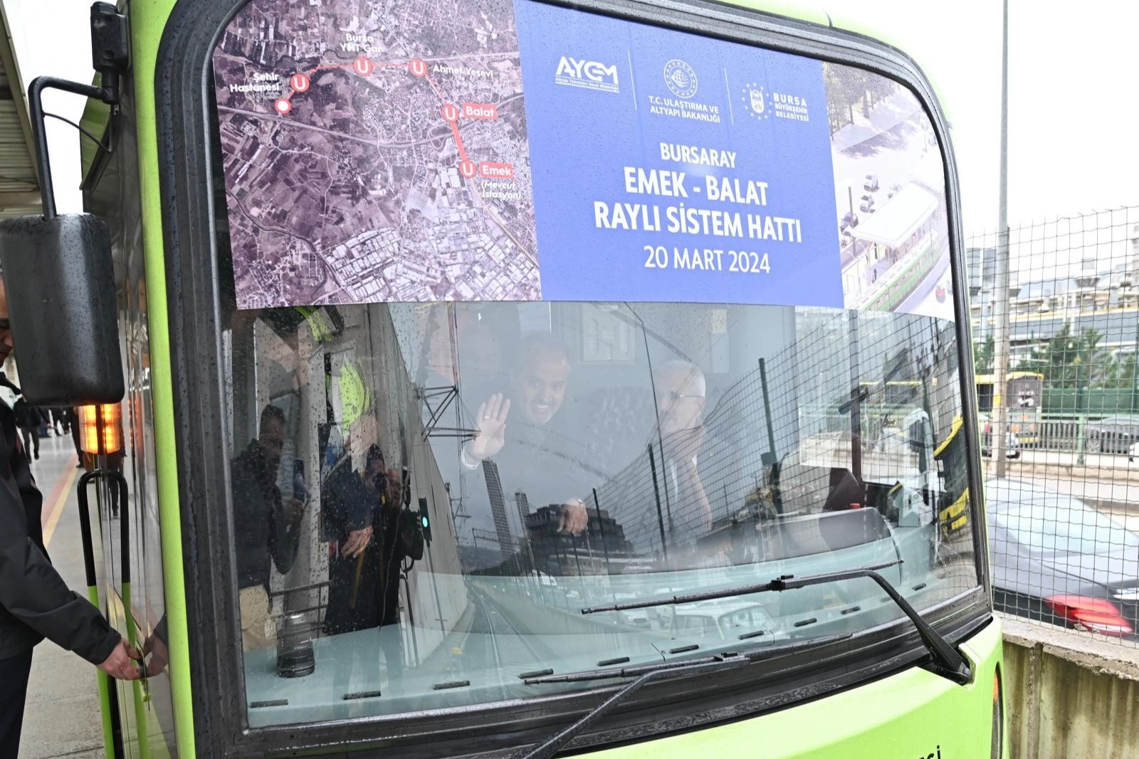 Bursa’da raylı sistem hattı genişliyor