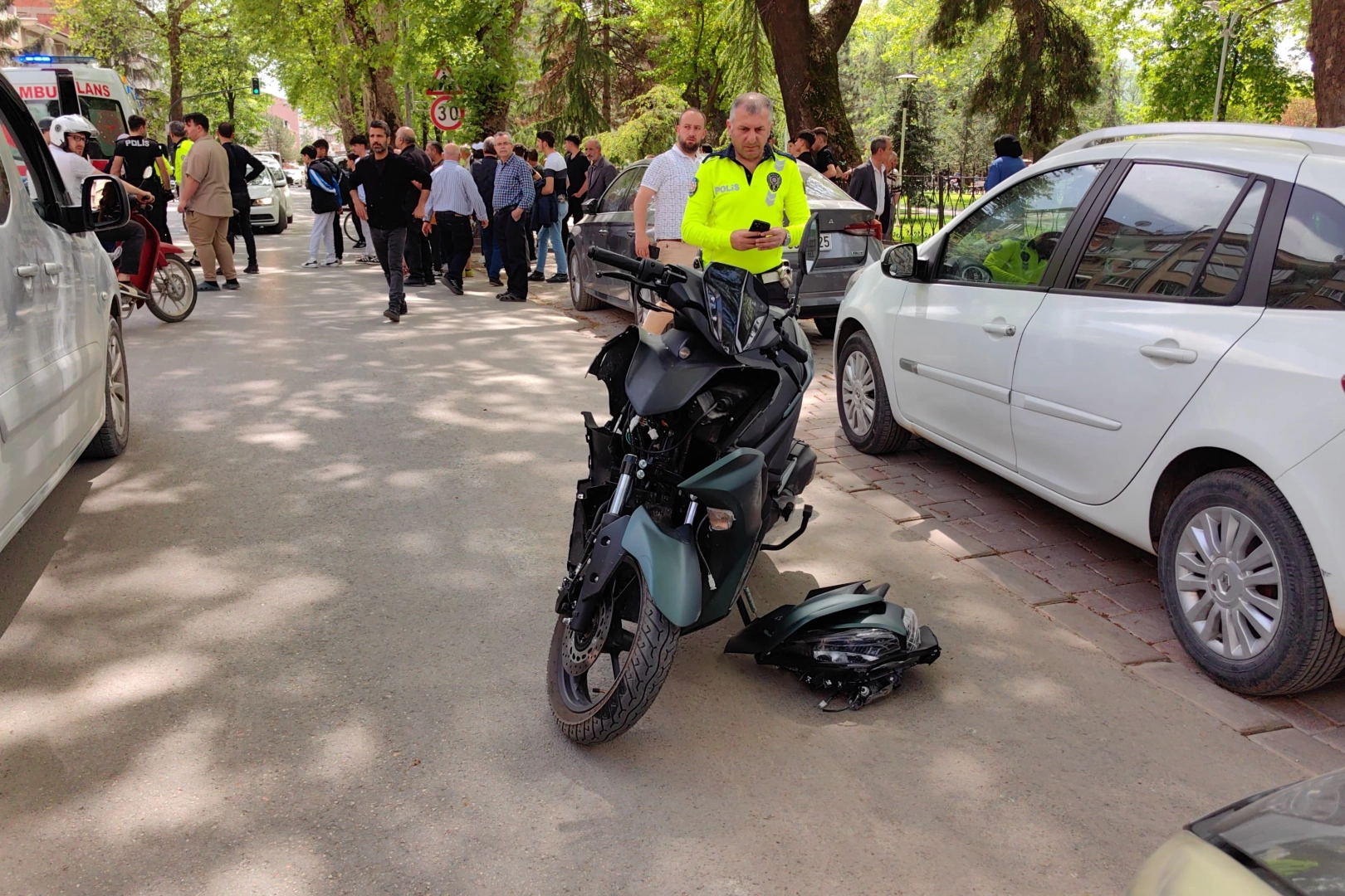 Kafa kafaya çarpışan motosiklet sürücüsü 11 gün sonra hayatını kaybetti