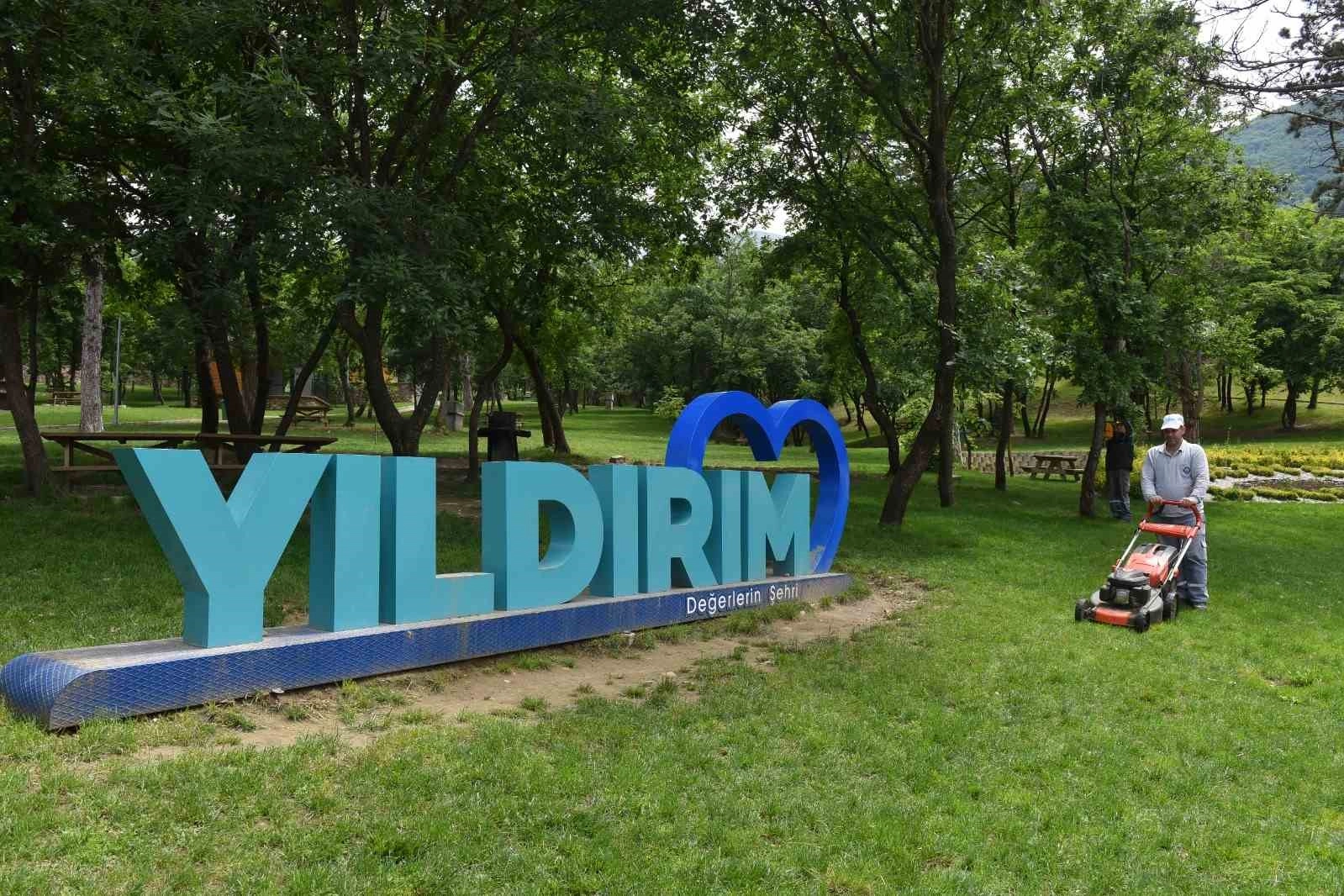 Yıldırım orman parkları yaza hazır