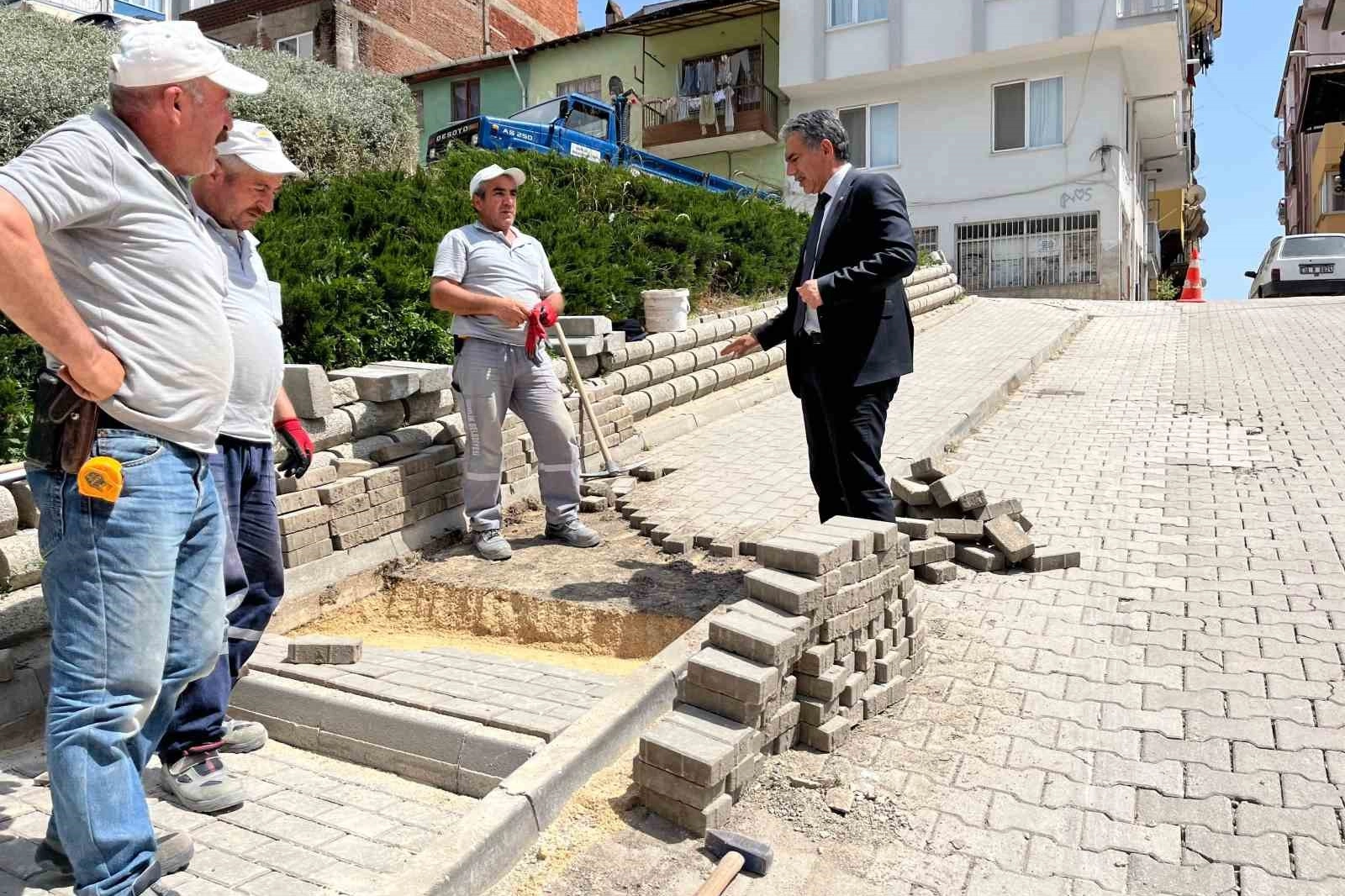 Eski İtfaiye Bayırına merdiven kolaylığı