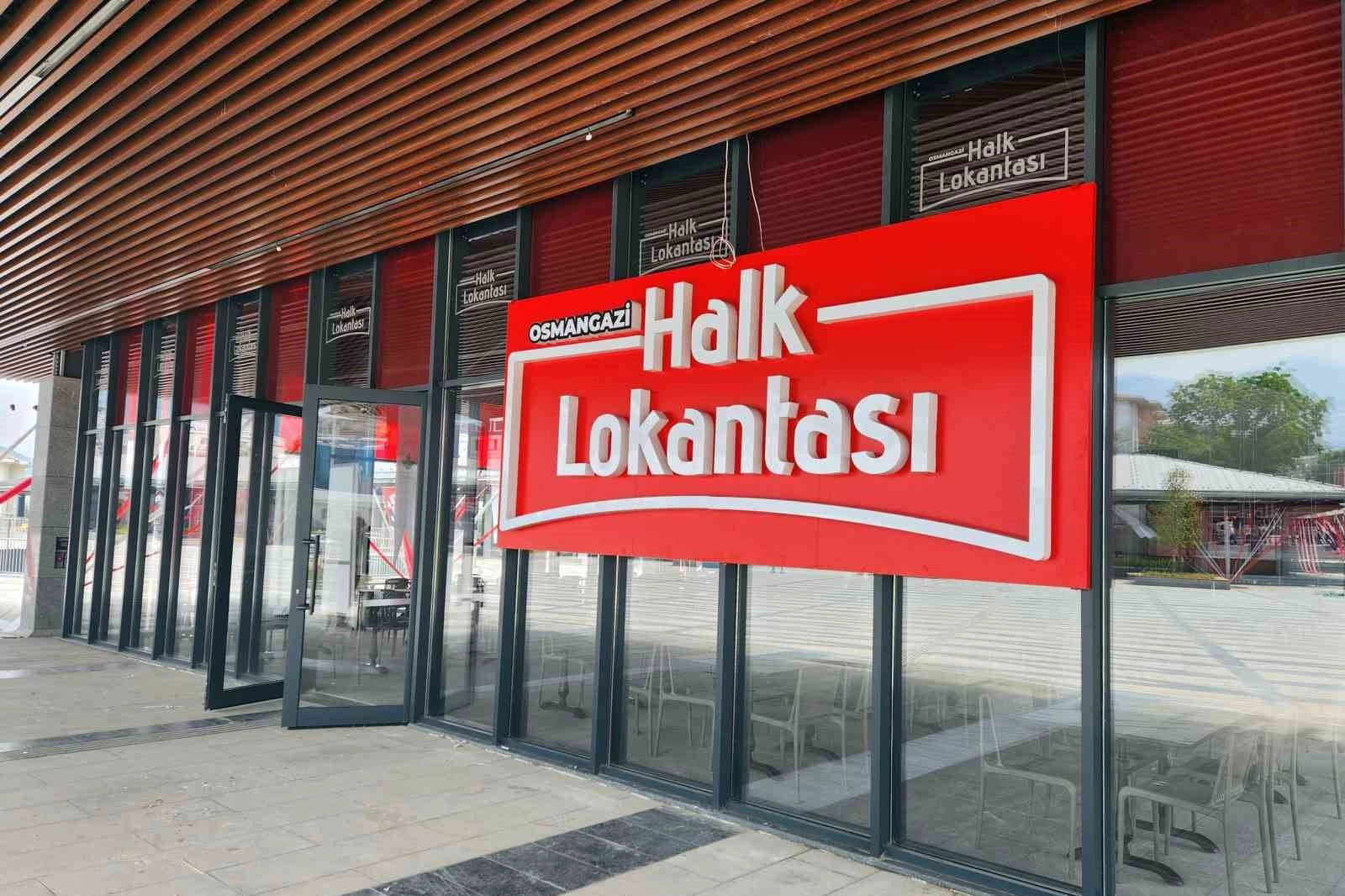 Bursa’nın ilk halk lokantası açılıyor